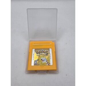 Pokémon Yellow Version (Nintendo Game Boy Color - GBC) TESTED & SAVES